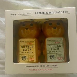 Bubble Bath Duo Wild Honey & Sweet Mint NIB